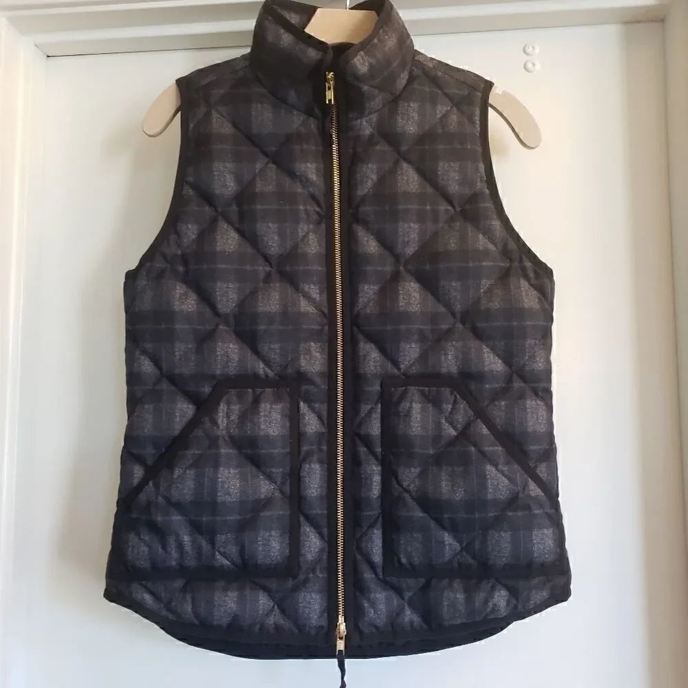 J CREW factory down puffer vest